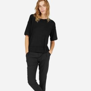 Everlane Mid-Sleeve Sweater Top 100% Wool Small